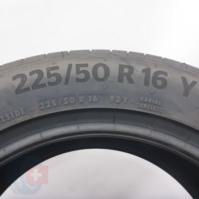 6. Opony 225/50 R16 4x CONTINENTAL 92Y PremiumContact 6 Letnie 2022/24 