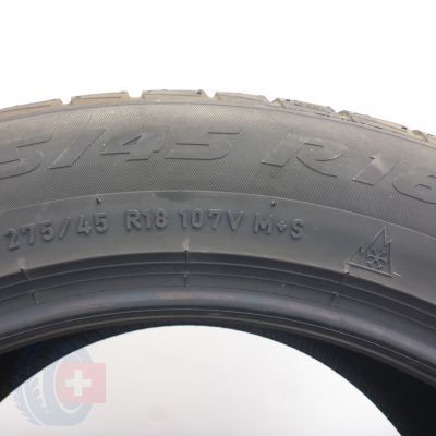 8. Opony 275/45 R18 2x PIRELLI 107V XL Winter Sottozero 3 MGT Zimowe 2019