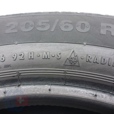 2. Opony 205/60 R16 2x CONTINENTAL 92H ContiWinterContact TS830P BMW Zimowe 2021 7mm