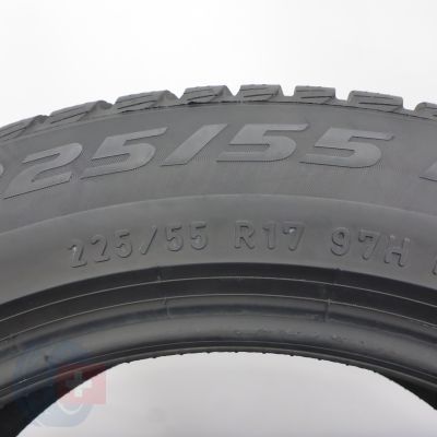 8. Opony 225/55 R17 2x PIRELLI 97H Sottozero 3 Winter RunFlat BMW Zimowe 2022 6,2-6,8mm