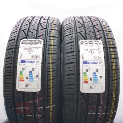 4. Opony 235/55 R17 4x CONTINENTAL 99V CrossContact H/T M+S Letnie 2023 