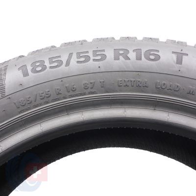 7. Opony 185/55 R16 4x CONTINENTAL 87T XL WinterContact TS 860 Zimowe 2018 Nieużywane 