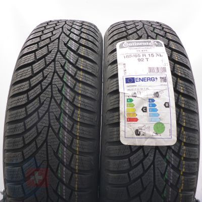 Opony 185/65 R15 2x CONTINENTAL 92T XL WinterContact TS870 Zimowe 2022