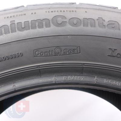6. Opony 225/55 R17 2x CONTINENTAL 97W Seal ContiPremiumContact 5 Letnie 7-7,8mm 2016, 2018