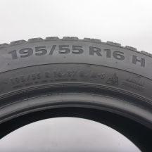 6. Opony 195/55 R16 4x CONTINENTAL 87H WinterContact TS 860 Zimowe 2017 6,8-7,8mm