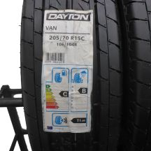 2. 4 x DAYTON 205/70 R15C 106/104R Van Lato 2018 Jak Nowe Nieużywane 