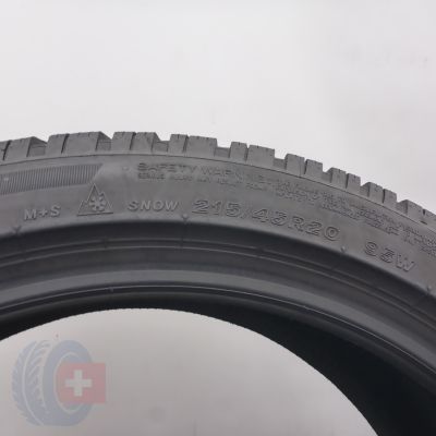 7. Opony 215/45 R20 4x BRIDGESTONE 95W XL Blizzak 6 Zimowe 2025 7,5 i 7mm     