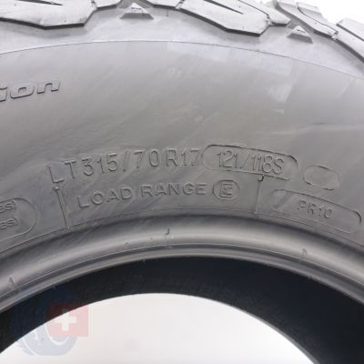 8. Opony 315/70 R17 4x BFGOODRICH 121/118S All-Terrain Baja Champion Wielosezonowe 2015/17