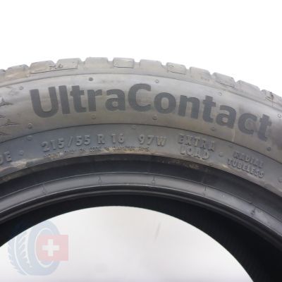 3. Opona 215/55 R16 1x CONTINENTAL 97W XL UltraContact Letnia 2024 Nieużywana