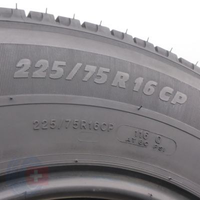 6. Opony 225/75 R16CP 4x MICHELIN 116Q AgilisCamping Letnie 2017, 2018, 2021 7,2-8,2mm
