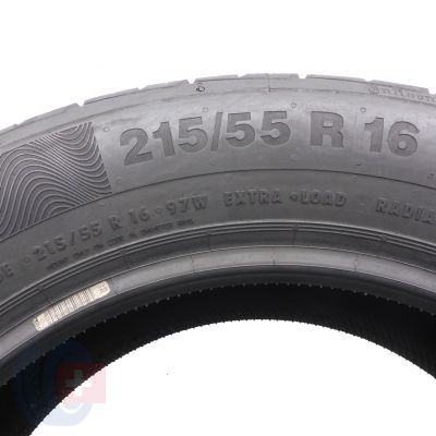 7. Opony 215/55 R16 4x CONTINENTAL 97W ContiPremiumContact 5 Letnie 2018 Nieużywane