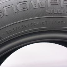 5. Opony 205/65 R16C 2x NOKIAN 107/105T Snowproof C Zimowe 2024 Jak Nowe 8,6mm