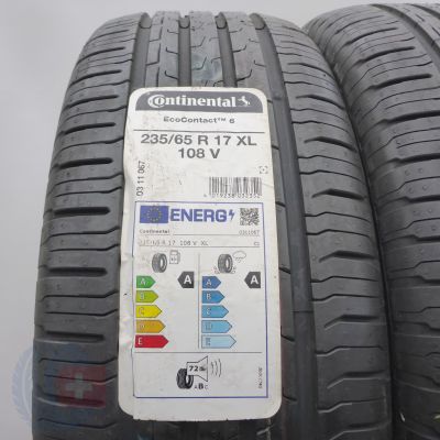 2. Opony 235/65 R17 2x CONTINENTAL 108V XL EcoContact 6 Letnie 2021 