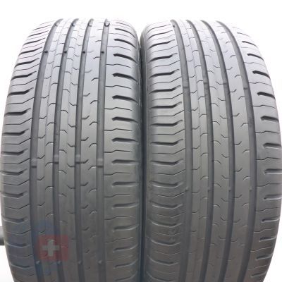 Opony 195/55 R15 2x CONTINENTAL 85V ContiEcoContact 5 Letnie 2018 6-6,2mm