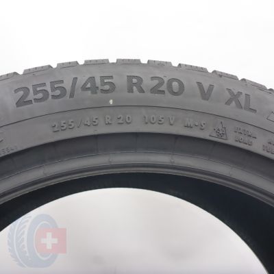 6. Opony 255/45 R20 4x CONTINENTAL 105V XL WinterContact TS 870 P Zimowe 2024 8,8-8mm