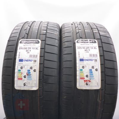 4. Opony 235/40 ZR18 4x CONTINENTAL 95Y XL SportContact 6 Letnie 2021/22  