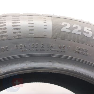 6. Opony 225/55 R16 2x CONTINENTAL 95Y ContiEcoContact 5 Letnie 2022 