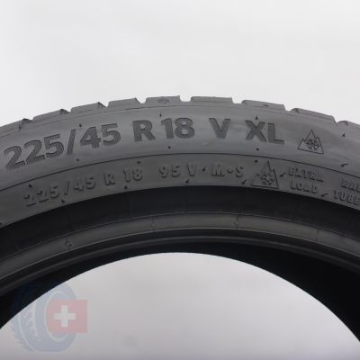 7. Opony 225/45 R18 2x CONTINENTAL 95V XL WinterContact TS 870 P Zimowe 2024 6,8-7,2mm