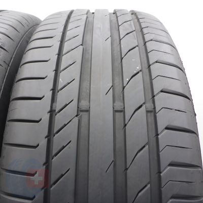 4. Opony 235/55 R19 2x CONTINENTAL 101W ContiSportContact 5 SUV A0 Letnie 2025 7mm