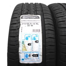 2. Opony 215/55 R16 4x CONTINENTAL 97W XL ContiPremiumContact 5 Letnie 2018 Nieużywane