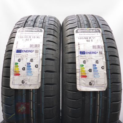 Opony 185/65 R15 2x CONTINENTAL 92T XL ContiEcoContact 5 Letnie 2021 