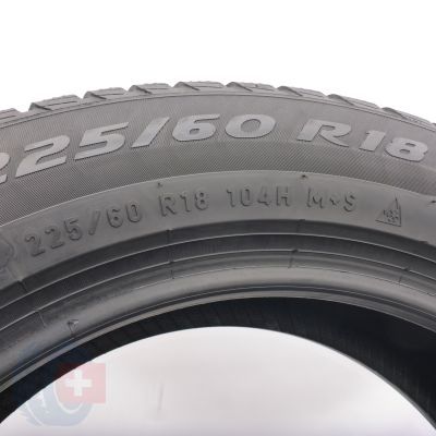 7. Opony 225/60 R18 4x PIRELLI 104H XL Winter Sottozero 3 BMW RFT Zimowe 2022 6,2-7mm