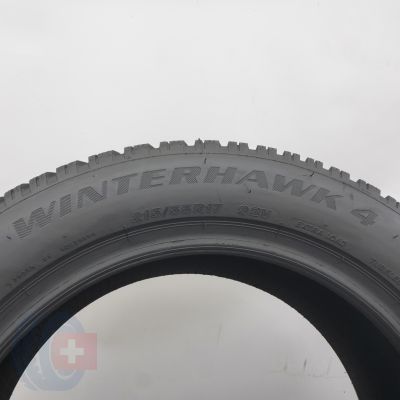 6. Opony 215/55 R17 2x FIRESTONE 98V XL Winterhawk 4 Zimowe 2026 8,8mm