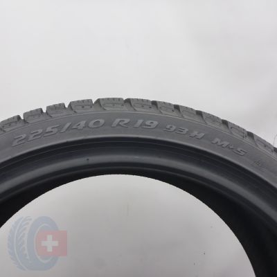 5. Opony 225/40 R19 2x PIRELLI 93H XL  Winter Sottozero 3 J Zimowe 2021 6,8mm
