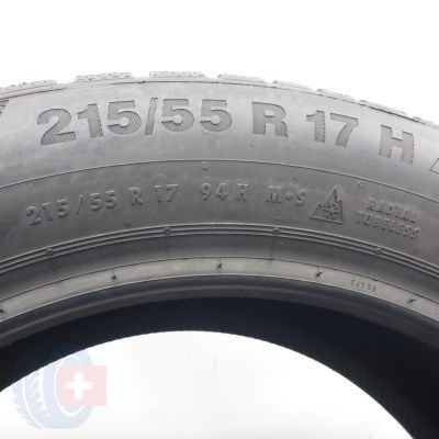 5. Opona 215/55 R17 1x CONTINENTAL 94H XL WinterContact TS850P Zimowa 2020
