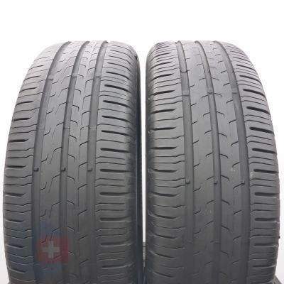 3. Opony 195/65 R15 4x CONTINENTAL 91V EcoContact6 Letnie 2019 5,5-6mm
