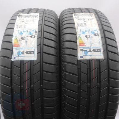 Opony 195/60 R15 2x BRIDGESTONE 88V Turanza T005 Letnie 2019 Jak Nowe
