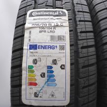 2. Opony 205/70 R15C 2x CONTINENTAL 106/104R VanContact 4Season Wielosezonowe 2022 