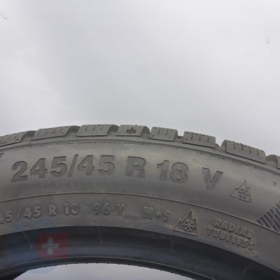 6. Opony 245/45 R18 2x CONTINENTAL 96V WinterContact TS 850 P Zimowe 2023 