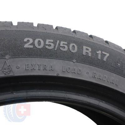 5. 2 x CONTINENTAL 205/50 R17 93H XL ContiWinterContact TS830 P MO Zima DOT14 7mm JAK NOWE