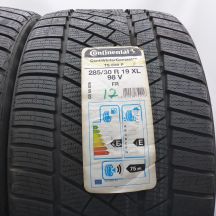 2. Opony 285/30 R19 2x CONTINENTAL 98V XL ContiWinterContact TS 830 P Zimowe 2017 