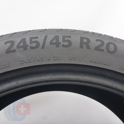 4. Opony 245/45 R20 2x CONTINENTAL 99V PremiumContact 6 Letnie 2019 6-6,2mm
