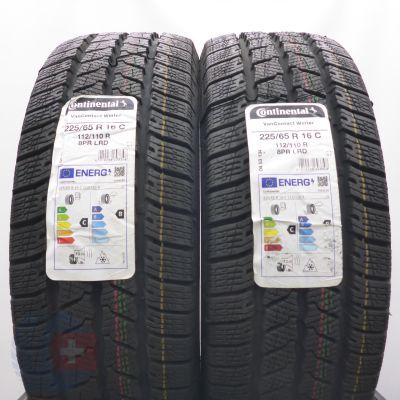 4. Opony 225/65 R16C 4x CONTINENTAL 112/110R VanContact Winter Zimowe 2023