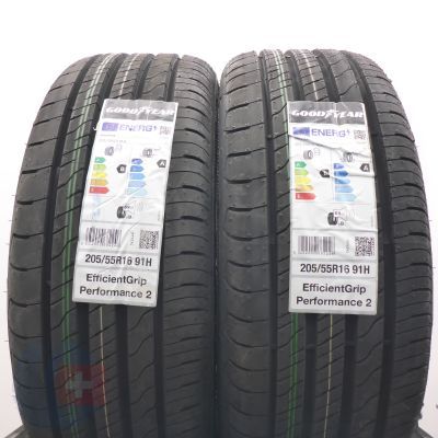 5. Opony 205/55 R16 4x GOODYEAR 91H EfficientGrip Performance 2 Letnie 2025