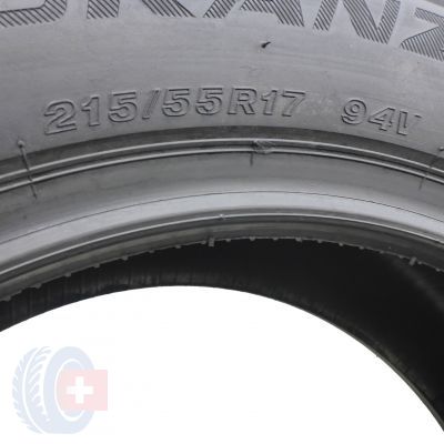 6. 2 x BRIDGESTONE 215/55 R17 94V Turanza T001 A0 Lato 2019 Nieużywane 