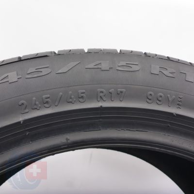 4. Opony 245/45 R17 2x PIRELLI 99Y XL Cinturato P7 MO Letnie 2018 7,2mm
