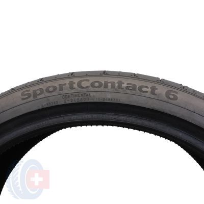 6. Opony 225/35 ZR19 4x CONTINENTAL 88Y XL SportContact 6 letnie 6,8-7mm 2019 Jak Nowe