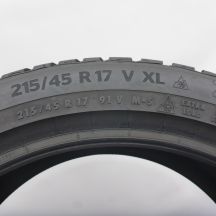 6. Opony 215/45 R17 2x CONTINENTAL 98H WinterContact TS 870 Zimowe 2023 8,2-8,8mm