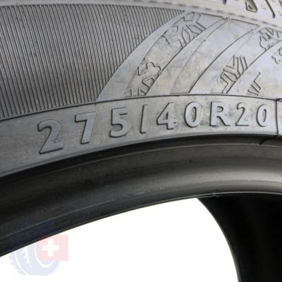 6. 2 x DUNLOP 275/40 R20 106V  SP Winter Sport 4D Zima 6.5-7mm