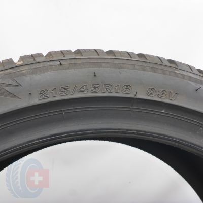 5. Opony 215/45 R18 2x BRIDGESTONE 93V XL Blizzak LM005 Zimowe 2022 