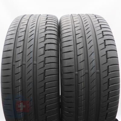 Opony 255/55 R19 2x CONTINENTAL 111V XL PremiumContact 6 Letnie 2021 Jak Nowe 