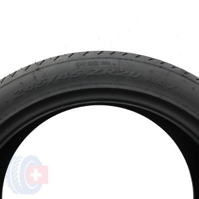 4. Opony 245/45 ZR20 2x PIRELLI 103Y XL PZero Letnie 2017 7-7,2mm