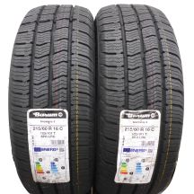 Opony 215/60 R16C 2x BARUM 103/101T SnoVanis 3 Zimowe 2022 Jak Nowe Nieużywane