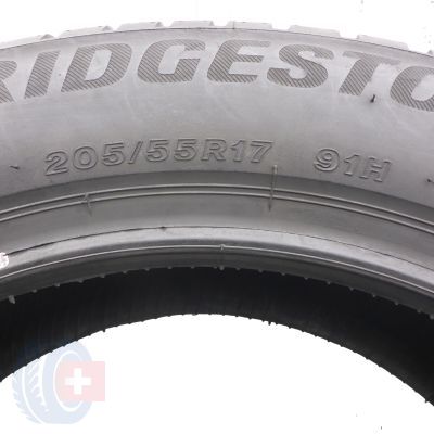 6. Opony 205/55 R17 4x BRIDGESTONE 91H M0 Blizzak Lm001 Zimowe 2019 Jak Nowe Nieużywane