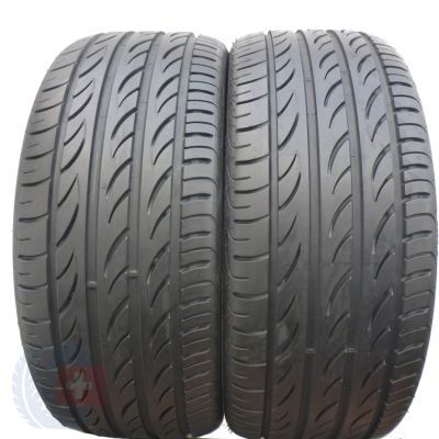2 x PIRELLI 255/30 ZR22 95Y XL P Zero Nero Lato DOT12 7mm