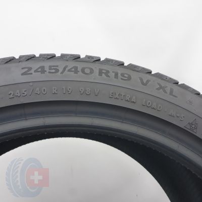 6. Opony 245/40 R19 2x CONTINENTAL 98V XL WinterContact TS 860 S Zimowe 2023 6,8-6mm